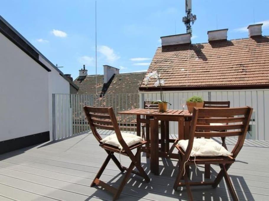 Luxury 2-Floor Rooftop Apartment With Terrace In The City Center Wien Ngoại thất bức ảnh