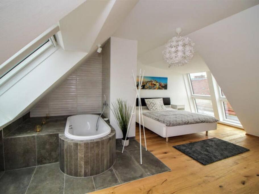 Luxury 2-Floor Rooftop Apartment With Terrace In The City Center Wien Ngoại thất bức ảnh